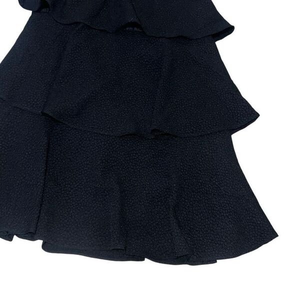 Zac Posen Girls Beverly Black 3-Tiered Dress Flounce Sleeveless Pullover size 14 - Picture 5 of 9